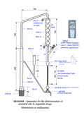 Yorlab GB102404 volatile oil in drugs distillation apparatus drawing